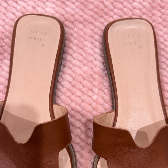 a new day Brown Slide Sandals - Picture 3 of 7